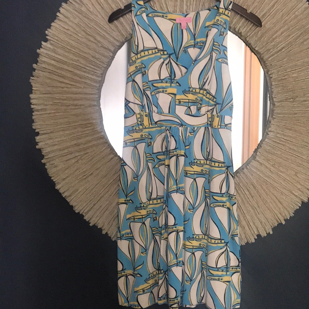 Lilly Pulitzer sailboat dress Sz Small